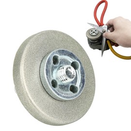 Grinding Wheel,5.6cm Diameter Grinding Wheel Diamond Stainless Steel Sharpening Stone for Planing Tool Drill Scissor (180 mesh)