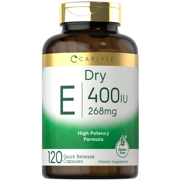 Carlyle Vitamin E Capsules | 400 IU (268mg) | 120