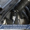 Bates- Impact Socket Adapter Set, 9 pcs, Rotatable Socket Adapter,