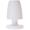 Reality Leuchten Dora Outdoor Table Lamp, Plastic, 1.5 W, White