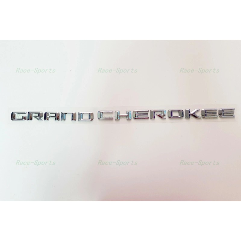 Jeep NEW 2PCS Kits Chrome GRAND CHEROKEE 3D Letters Emblems
