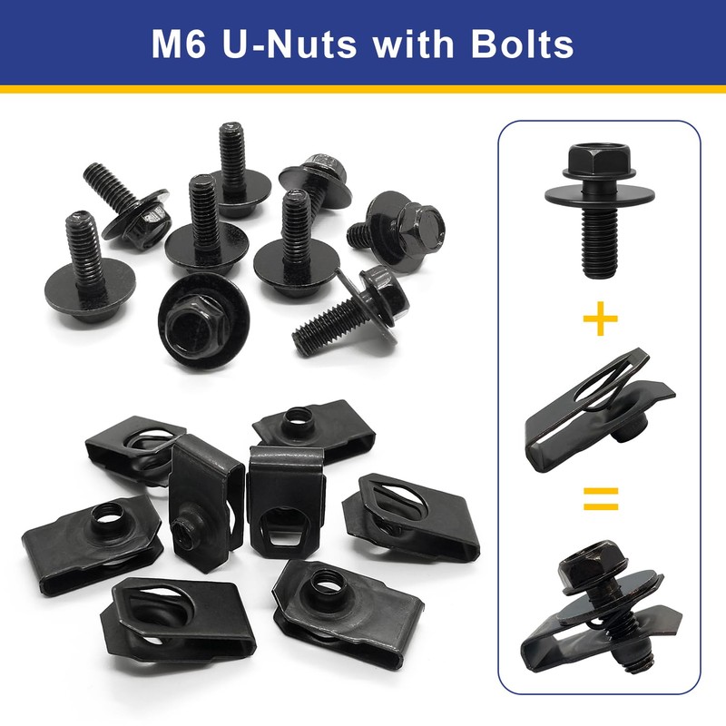 45PCS Universal Automotive Clip - Fender Clips, Fender Liner Clips,