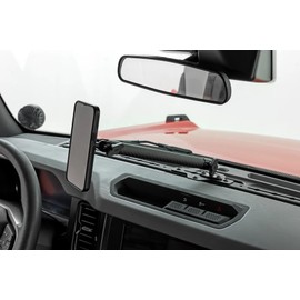 Rough Country Dash Mount Kit for Ford Bronco (2021-2025) with 10" Adjustable Swivel Arms, Magnetic and Clamp Grip