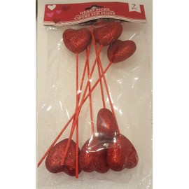 Heart Picks Coeurs sur Pique 7pc Valentines Day Party Decor