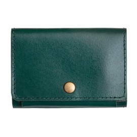 Mini Wallet, Small Wallet, Wallet, Men's Compact, Genuine Leather 1, green