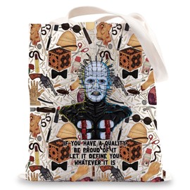 G2TUP Hellraiser Tote Bag Hellraiser Fans Gifts If You Have A Quality Be Proud of It Fran Kekton Shoulder Bag Pinhead Merch (Have A Quality)