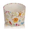 Kushade 8" (20cm) Tropical Animal Print White, Multi Semi Flush