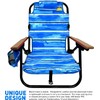 EasyGo Product Backpack Beach Chair 5 Reclining Positions Cup Holder