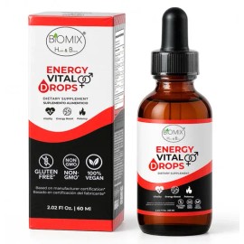 Gotas Biomix Energy Vital para Energía, Deseo y Vitalidad con Maca y Magnesio