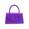 LeahWard Women's Clutch Bag Top Handle Wedding Suede Handbags 304