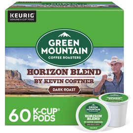 Green Mountain Coffee Roasters Horizon Blend Coffee by Kevin Costner, Keurig Single Serve K-Cup Pods, 60-Count (6 x 10 Count Boxes)