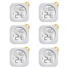 Pack of 6 - OPPERD Hygrometer & Room Thermometer -