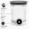 Replacement Pint Containers & Lids Compatible with Ninja Swirl CREAMi