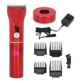 Electric Hair Clipper Cutting Professional Electronic Hair Groomer with Base for Home Salon  100‑240V