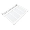 Tension Rod Shelf 14.2 Inch Width Nail Free Expandable Storage