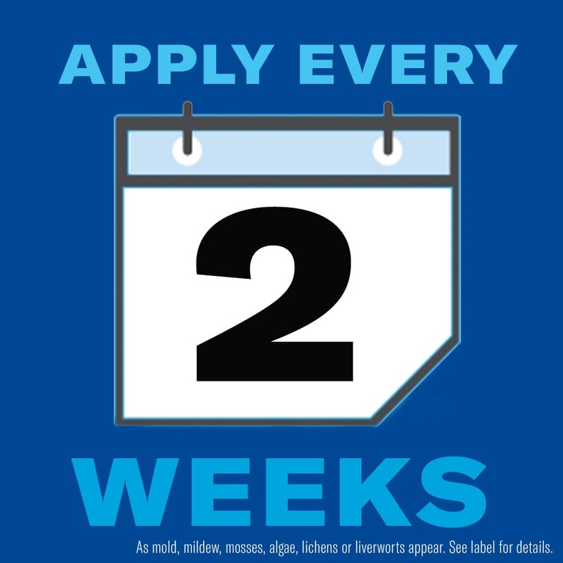 BioAdvanced 2-in-1 Moss and Algae Killer for Lawns, Roofs, Patios,