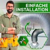 Flexible Suction Hose Aluminium Diameter 120 mm Extendible Length 20