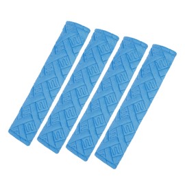 Hihaha 4 Pcs Plush Blue Car Seat Belt Protector Shoulder Strap Pads Covers Durable Material