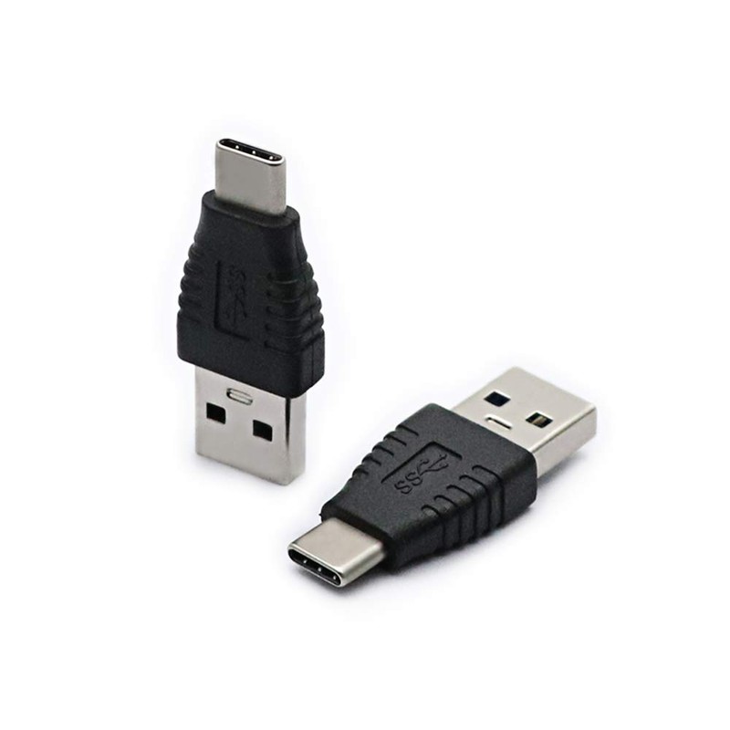 rgzhihuifz Type-C Male to USB3.0 Male Adapter，USB C to USB