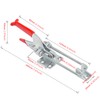 SKYCY 2PK Toggle Clamp 2000 lbs Holding Capacity,431 Self-Lock U-Bolt