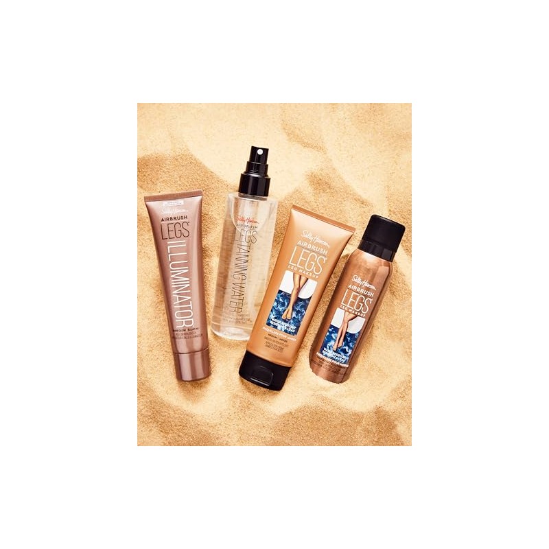 Sally Hansen Airbrush - Iluminador de piernas, Nude brillo, 1