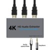 Beufee Audio Extractor Converter, 4K HDMI to HDMI and Audio