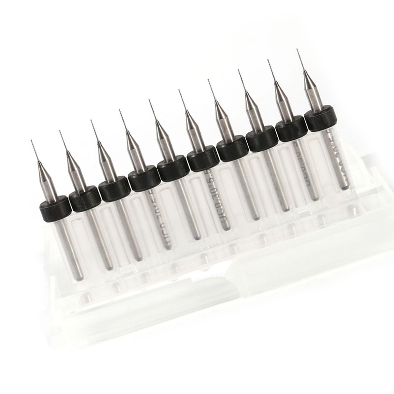 10pcs PCB Print Circuit Board Carbide Micro Drill Bits Tool