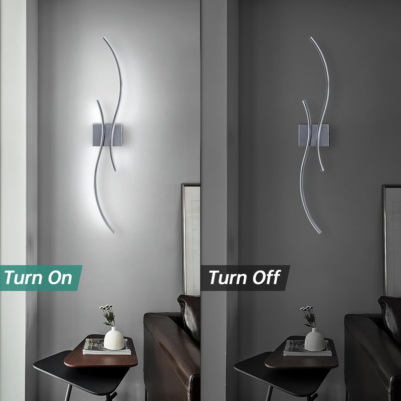 CANEOE Modern LED Wall Sconce, 39Inch LED Bathroom Vanity Light,