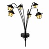 Solar Hanging Lanterns for Outdoor Decor – 4-Pack Warm White