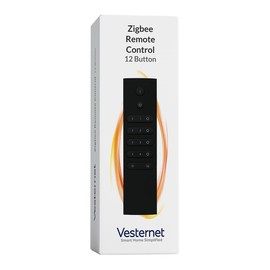 Vesternet Zigbee 12 Button Smart Remote Control | Trigger Up To 26 Scenes In Your Smart Home Hub | Compatible with Home Assistant, SmartThings & Hubitat