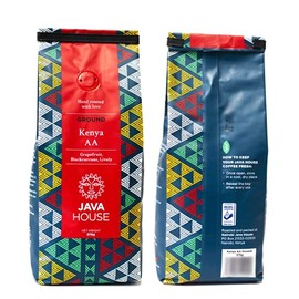 Java House Africa Kenya AA Ground Coffee Beans - Fresh Roasted, 100% Single Source Fair Trade With Verifiable Kenya Mark of Origin (13.23oz/375gms) (2)