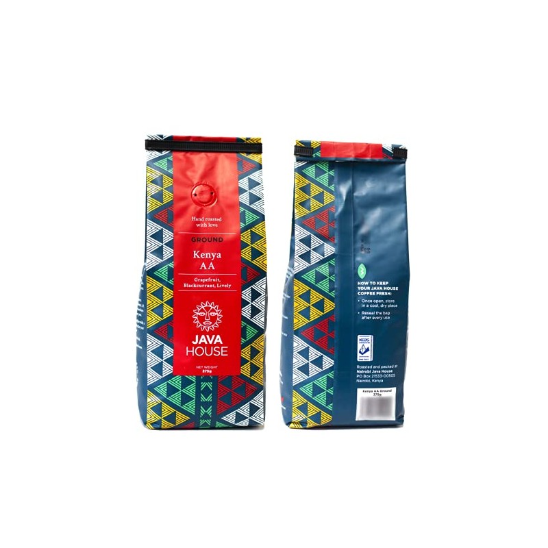 Java House Africa Kenya AA Ground Coffee Beans - Fresh