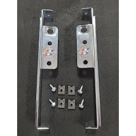California Pony Cars 1967 Ford Mustang Fog Light Bars Mounting Brackets with Hardware USA Made.