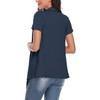 Exchic Women's Open Front Cardigan Irregular Hem Short Sleeve Outfits