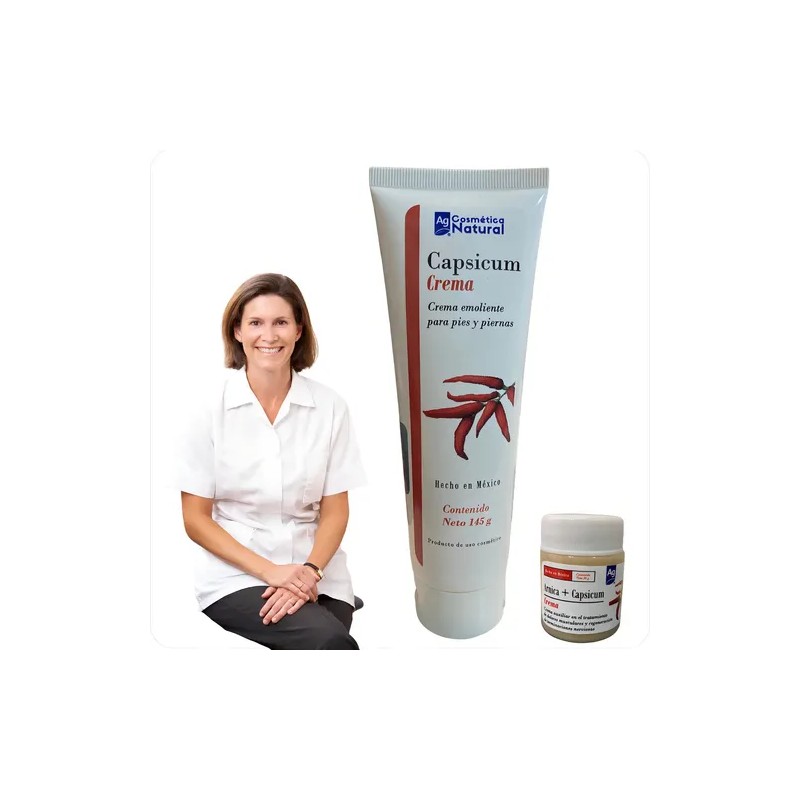 Pack Crema Capsicum 150gr Neuropatía Diabética Árnica 30gr