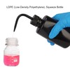 stonylab LDPE Chemical Wash Bottle, 2-Pack Watering Tool Safety Black