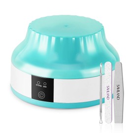 SAVILAND Electric Nail Soaking Bowl: Gel Nail Polish Removal Automatic Heating Fast Nail Polish Remover Machine Gentler Steam Gel Nail Polish Remover Home Salon