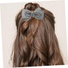 VICASKY Rhinestone Bow Hair Clip for Women Large Spring Claw