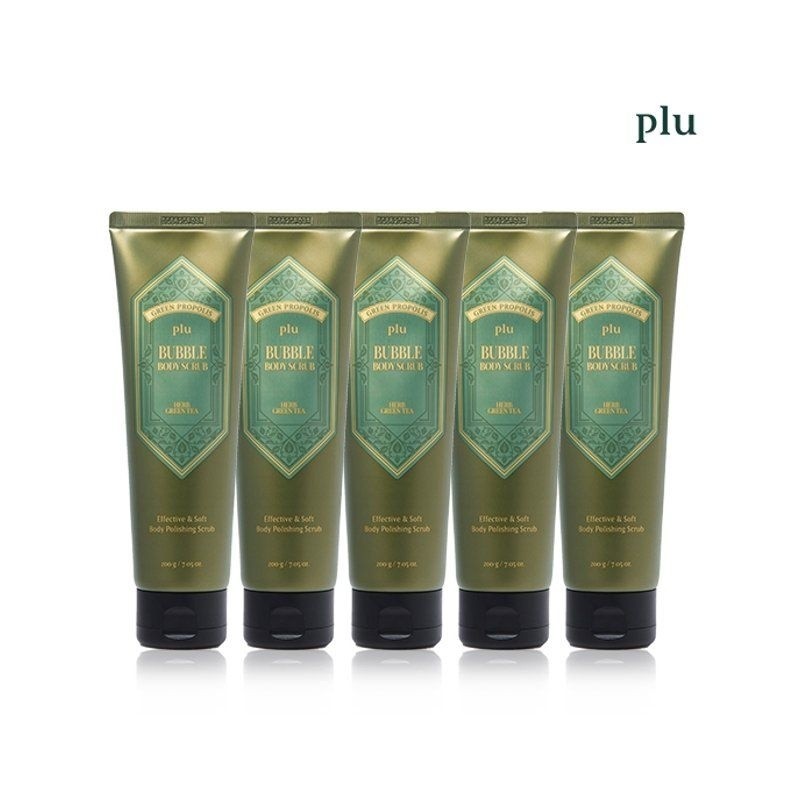 flu [Flu] Bubble Body Scrub Herb Green Tea 200gx5 None