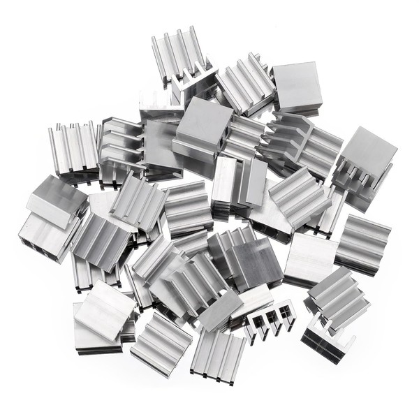 50pcs Aluminium Heatsink Cooler Kit for Pi Zero Heat Sink