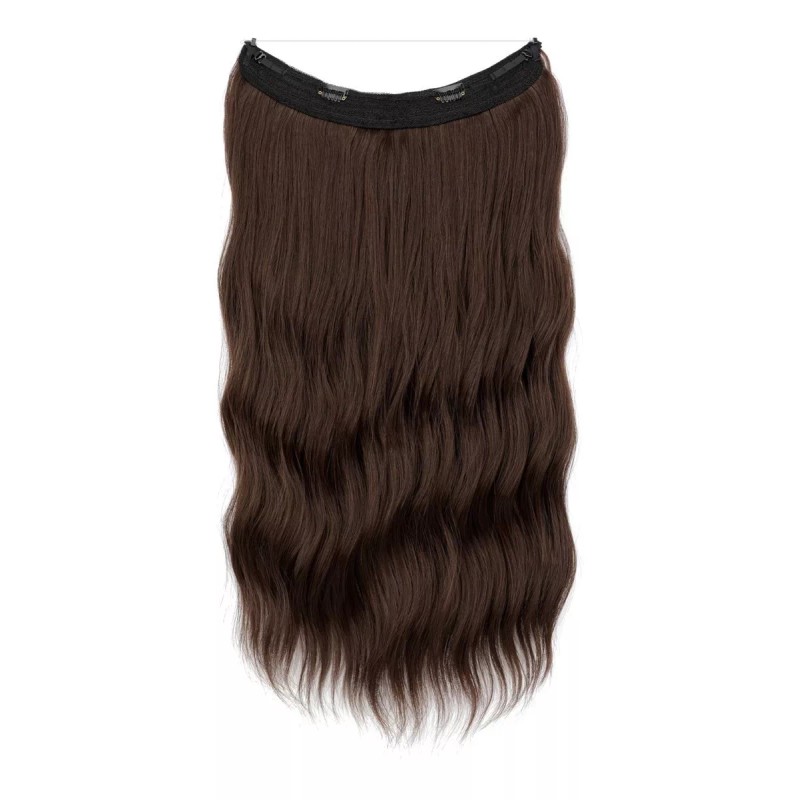 Xbwig Extensiones De Cabello De Alambre Invisible De 22 Pulgadas