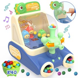 Skirfy Dinosaur Pinball Machine,Arcade Machine Shooting Games Toys Marbles Miniature Pinball Machine Great Birthday Gift