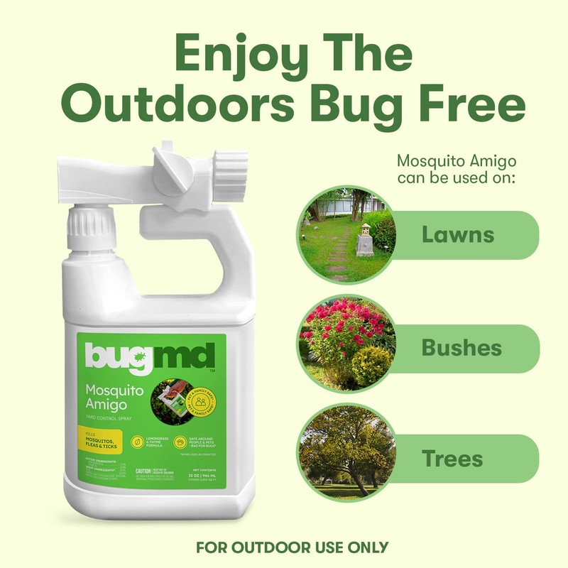 BugMD Mosquito Amigo Ant Killer & Bug Spray - Outdoor