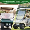 Cartalia Golf Cart Foldable Windshield 3/16" (5MM) Only Fits Club