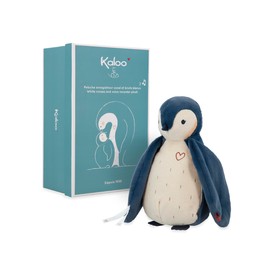 Kaloo Complices K212001 Baby Soft Toy White Noise + Recording Function - Blue Penguin - 25 cm - From Birth