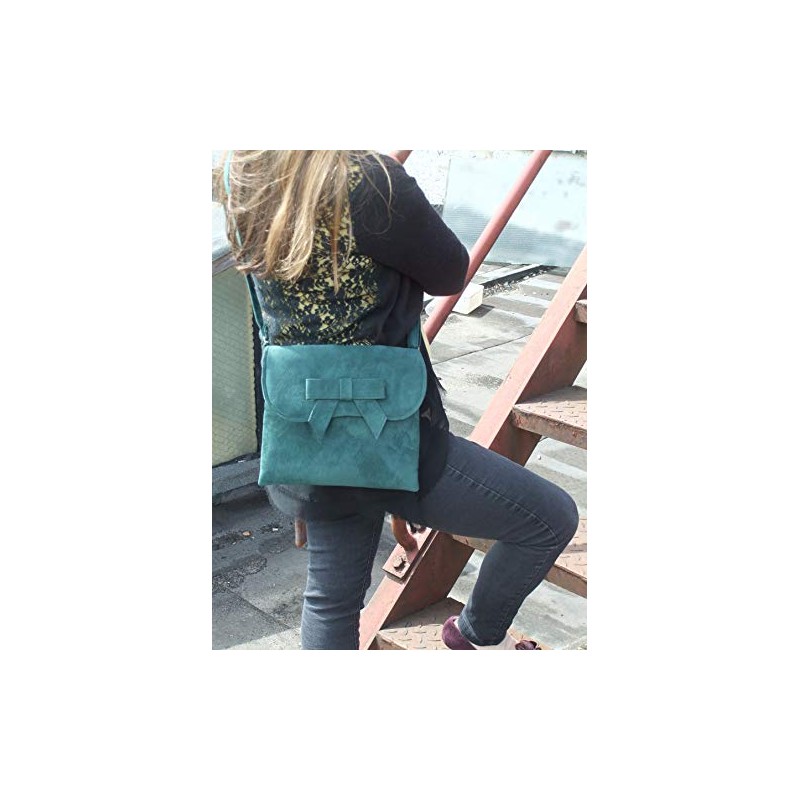 LONI Top Cross-Body Shoulder Bag Faux Suede