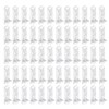 PATIKIL Locking Shelf Support Pegs, 60 Pcs Plastic Cabinet Shelf