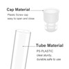 50 Pack Plastic Test Tubes,Plastic Sample Test Tubes Gift Tubes