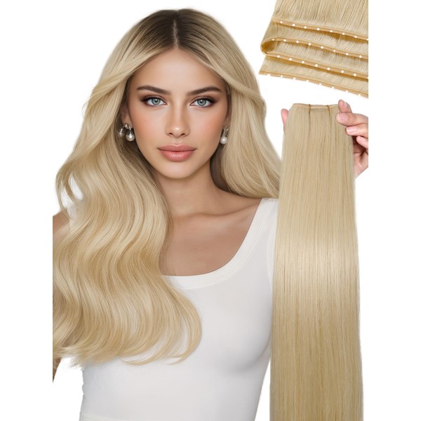LADY MIRANDA Double Invisible Weft Hair Extensions Real Human Hair