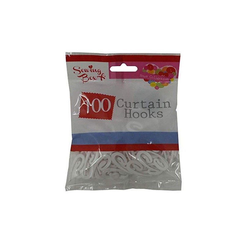 100 curtain hooks